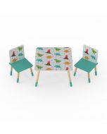 Kidsaw, Dinosaur Table & 2 Chairs, Pattern