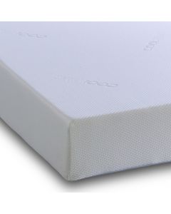 Plain white mattress.